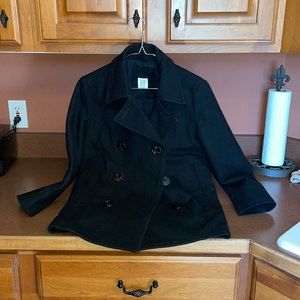 Gap kids wool blend peacoat
